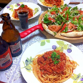 ツナとトマト缶で簡単おいしい♪トマトパスタ